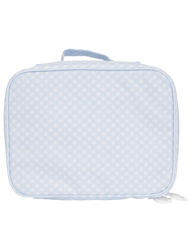 Blue Gingham Lunch Box